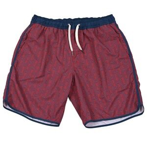 Fair Harbor Board Shorts Swim Trunks Mens Medium Geometric BreezeKnit Liner